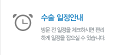 수술 일정안내